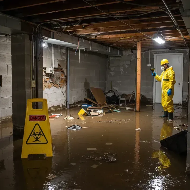 Flooded Basement Electrical Hazard in Sitka City and Borough, AK Property